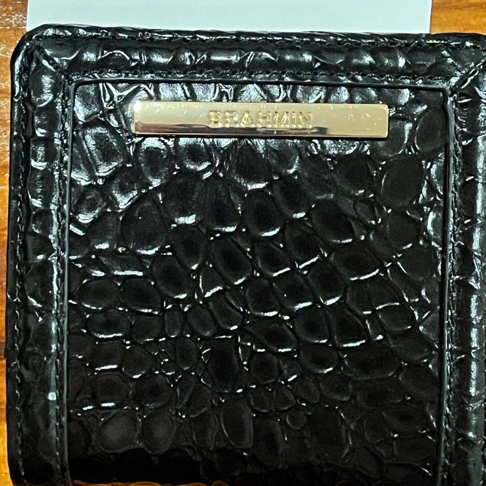 NWT Brahmin Jane Wallet in BLACK HEMATITE